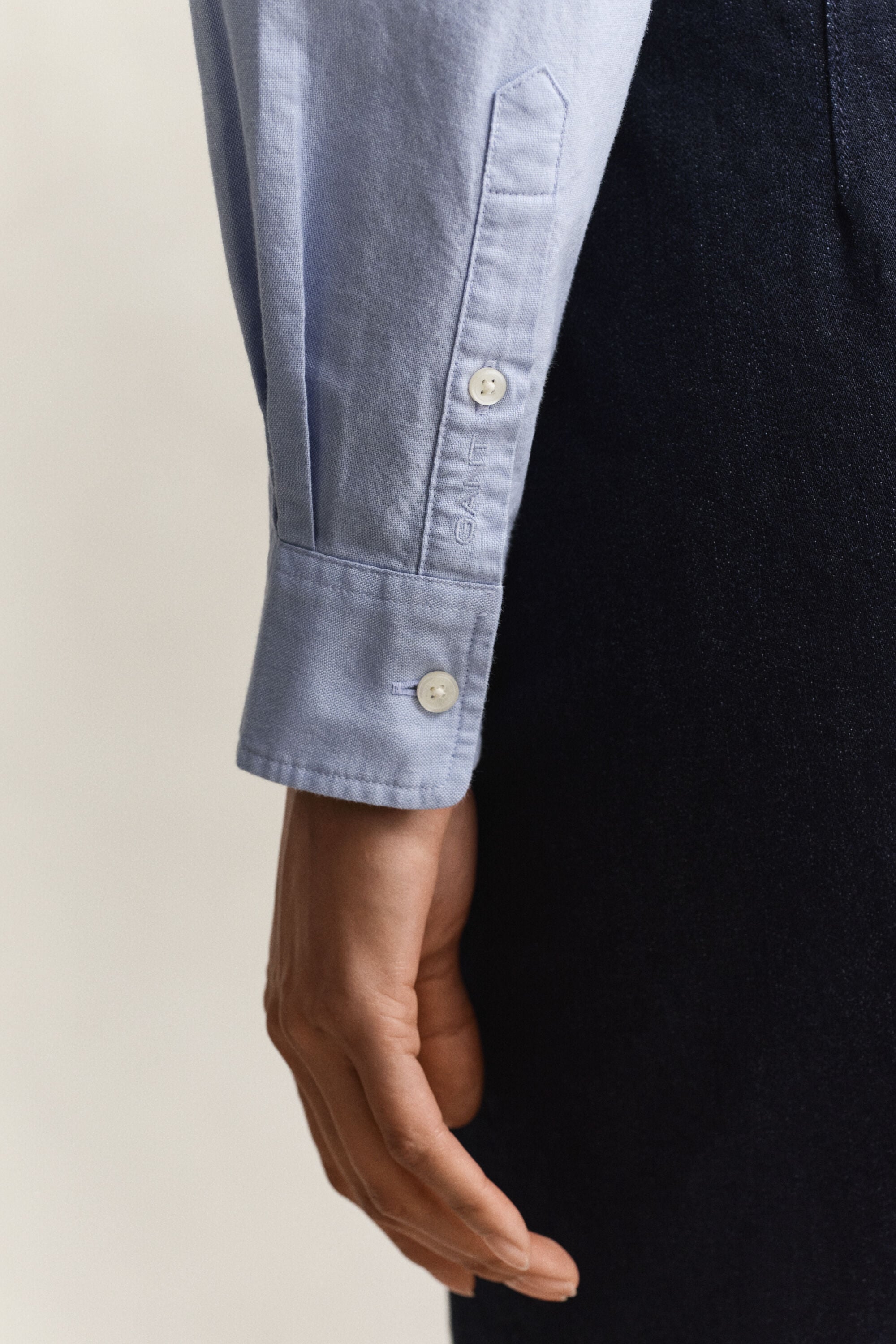 Camicia Oxford classica con volant