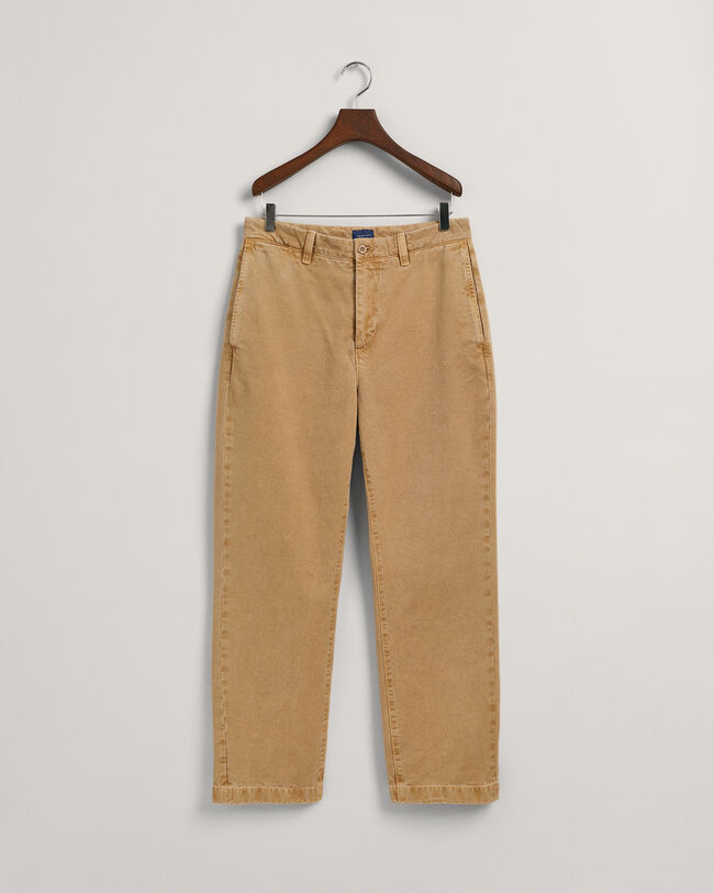 Pantaloni chino in twill straight fit