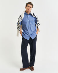 Camicia Oxford classica a maniche corte regular fit