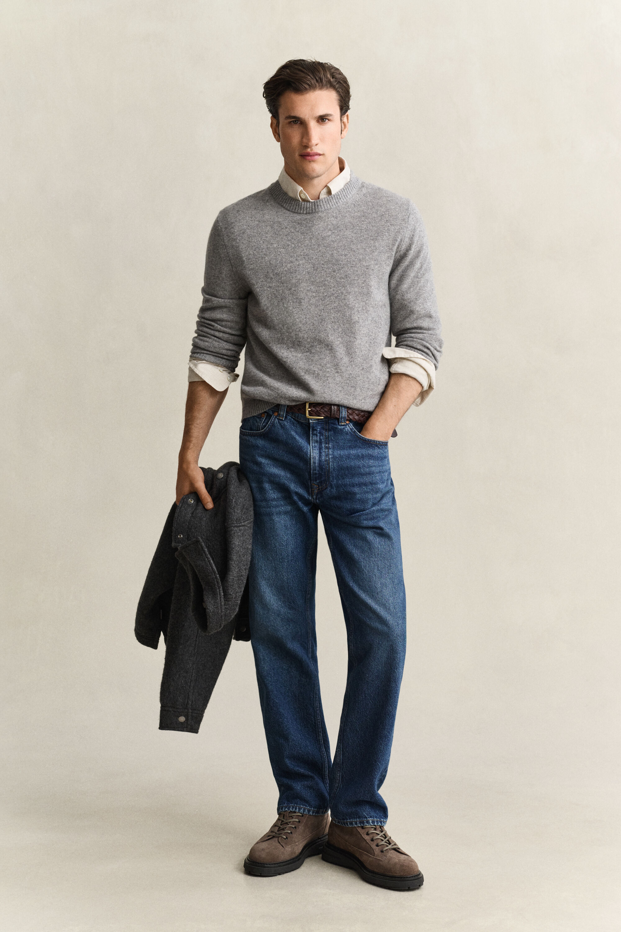 Maglia girocollo in cashmere