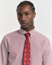 Camicia classica in popeline a righe regular fit