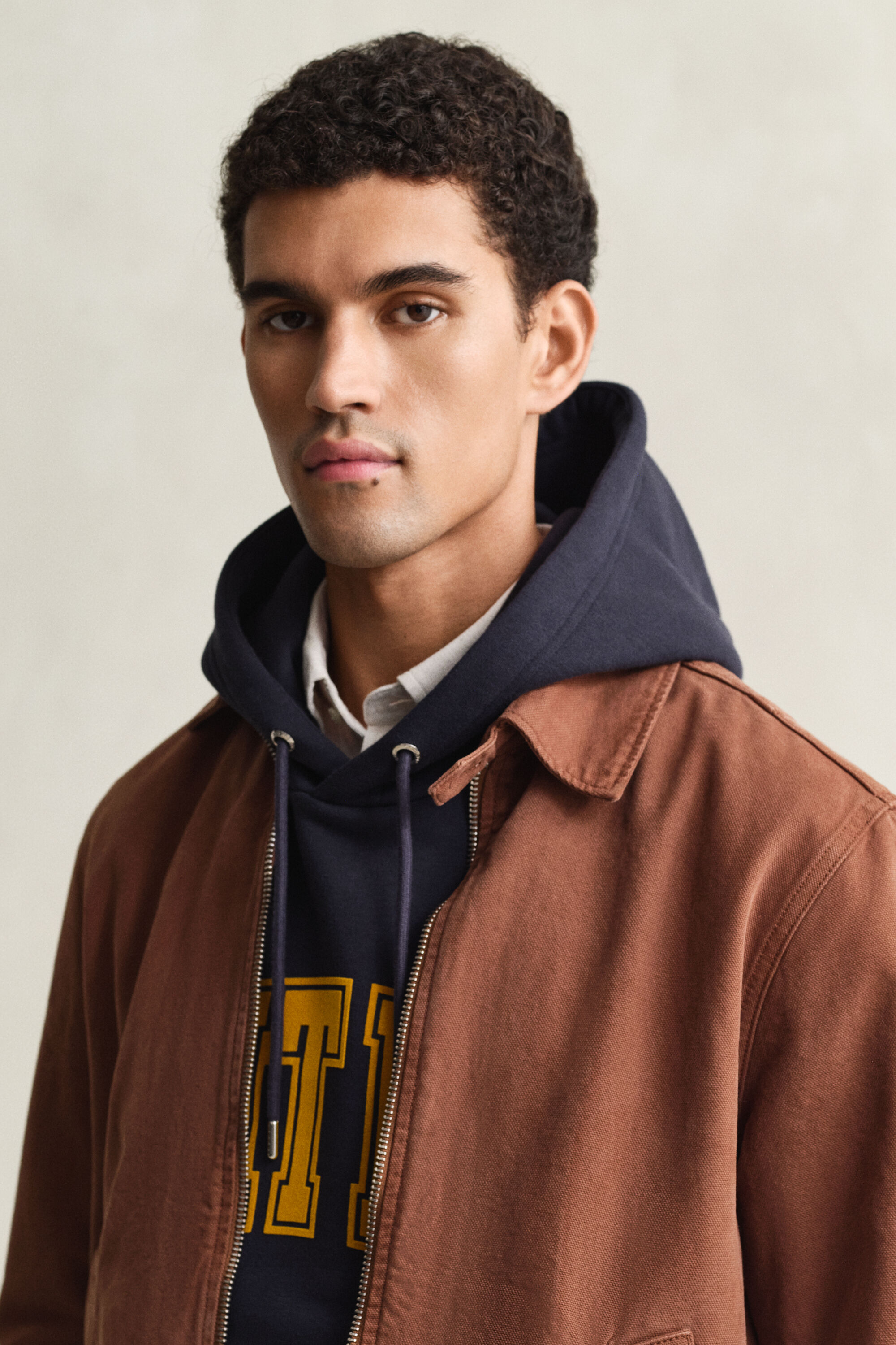 Giacca in tela di cotone