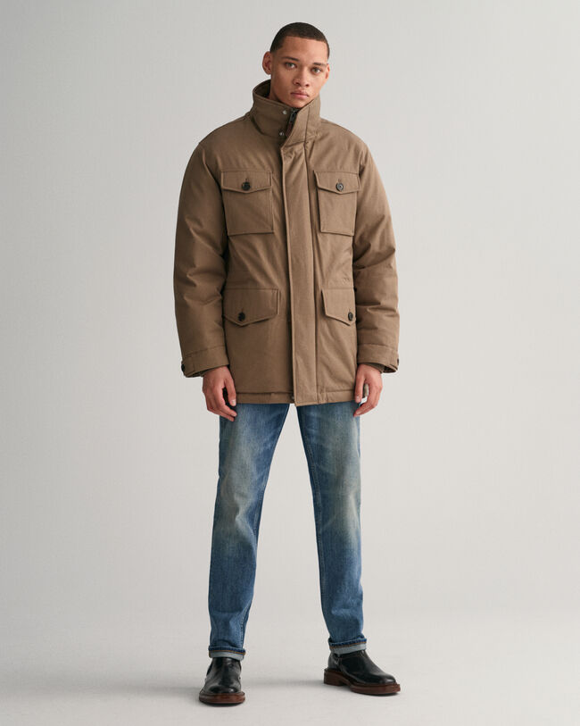 Giacca Field in flanella imbottita