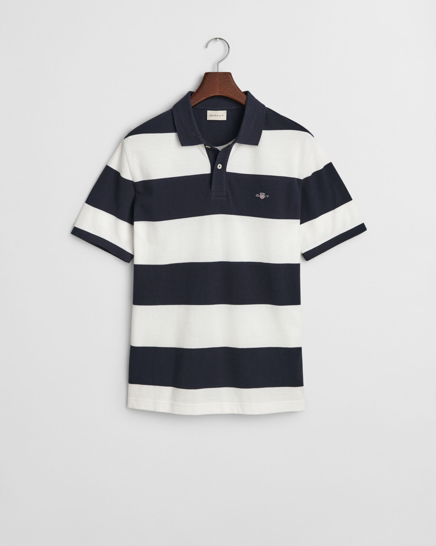 Polo in piqué colour block