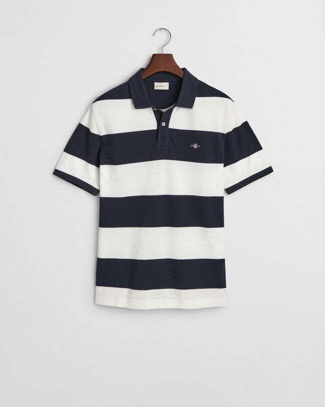Polo in piqué colour block