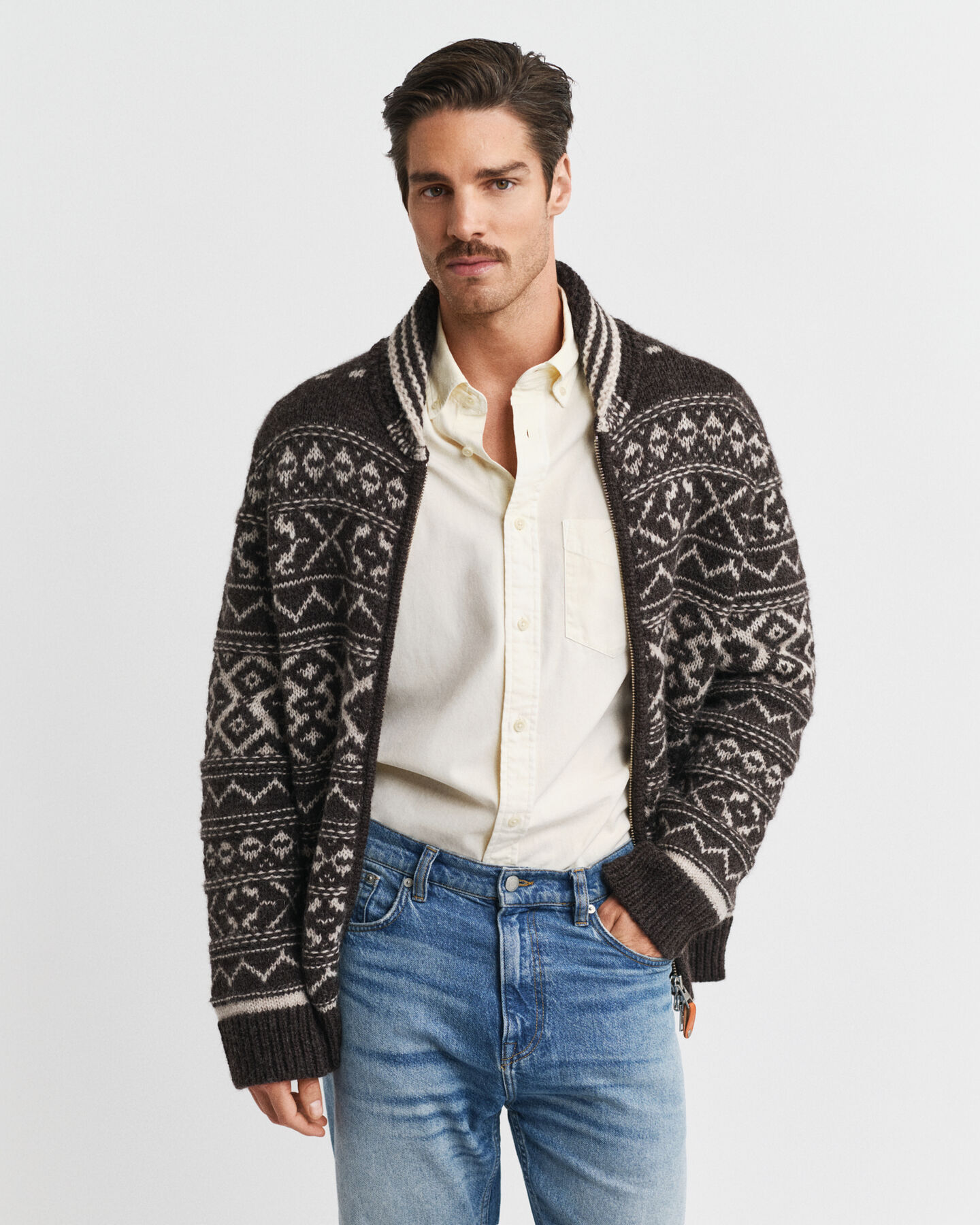 Cardigan jacquard