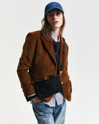 Borsa a tracolla in camoscio