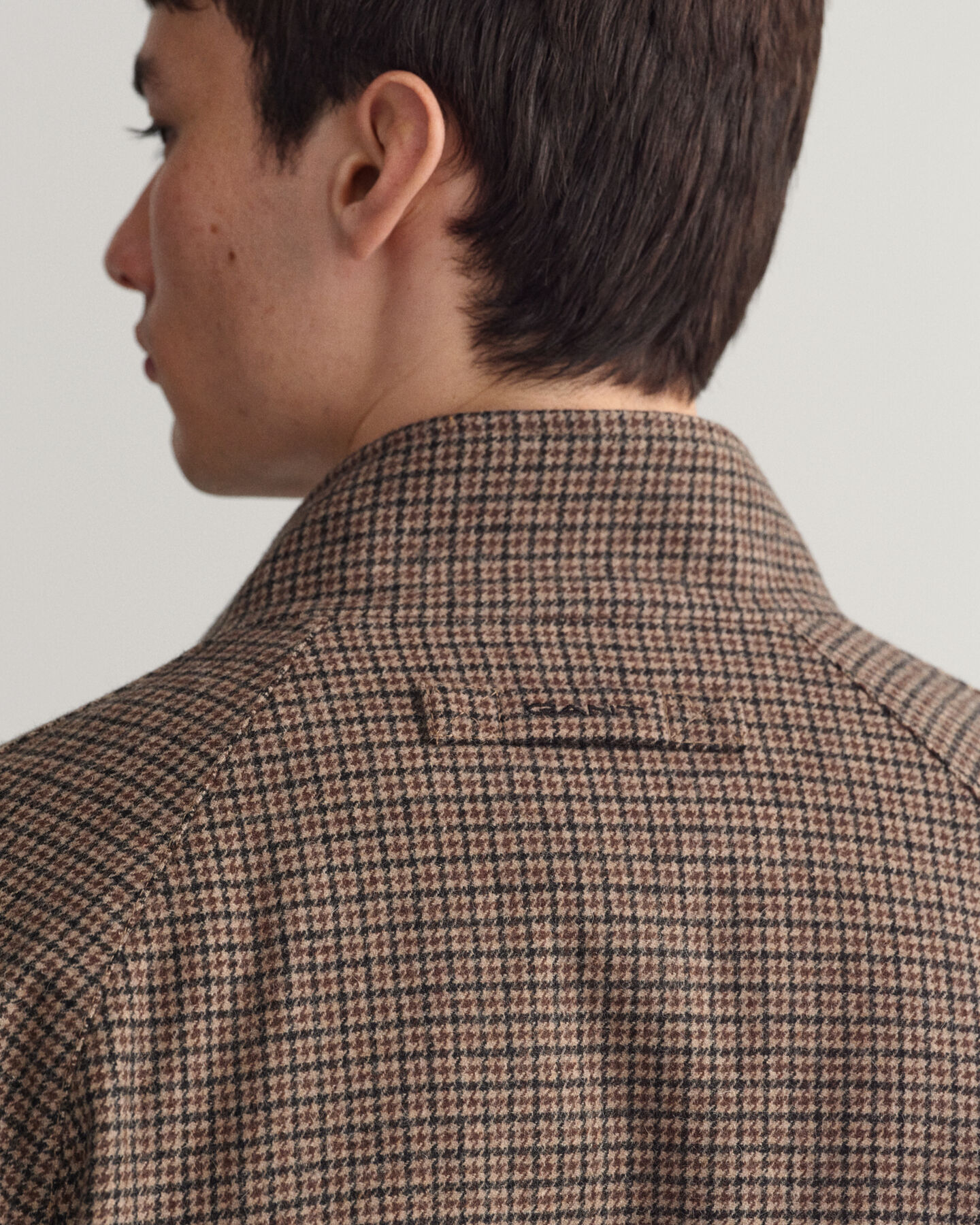 Giacca Harrington in lana a quadri