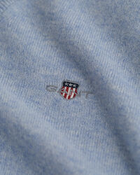 Maglia con scollo a V in finissima lana d’agnello