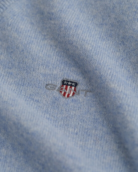 Maglia con scollo a V in finissima lana d’agnello