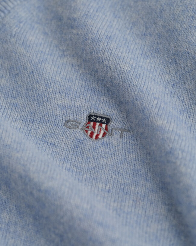 Maglia con scollo a V in finissima lana d’agnello