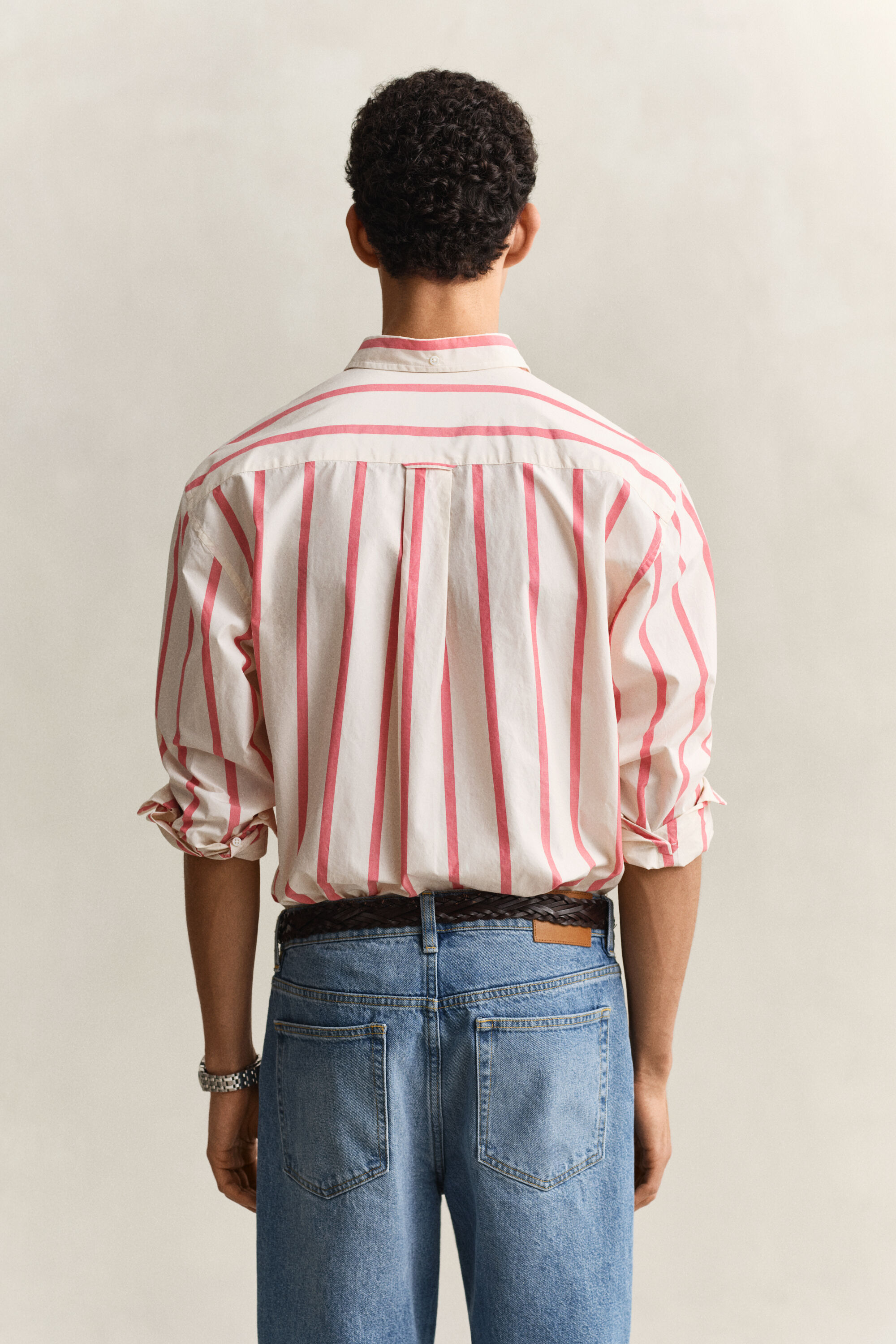 Camicia a righe Heritage in popeline