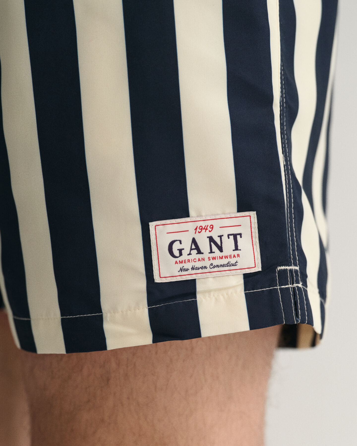 Pantaloncini da bagno a righe larghe classic fit