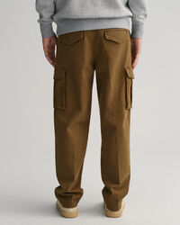 Pantaloni cargo in twill