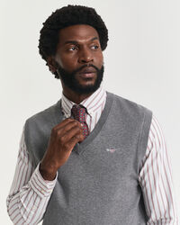 Piumino smanicato in cotone classico