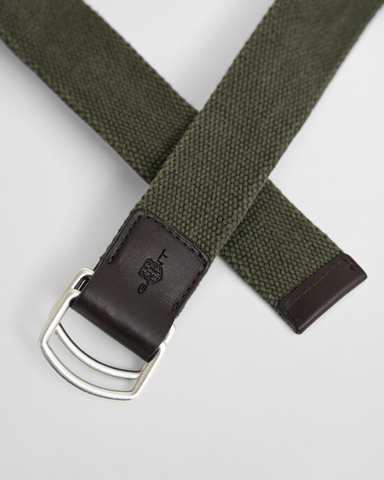 Cintura in tela con effetto délavé