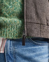 Giacca Harrington in misto lana