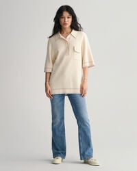 Polo a maniche corte a maglia