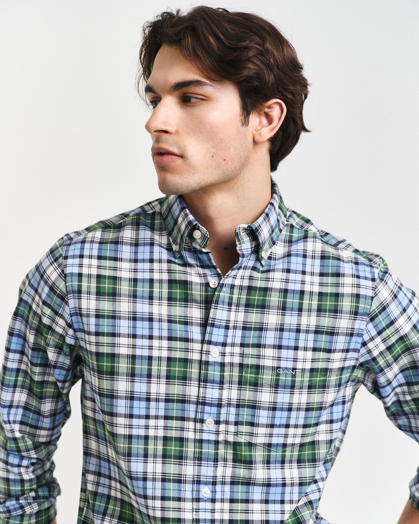 Camicia Archive Oxford a quadri regular fit