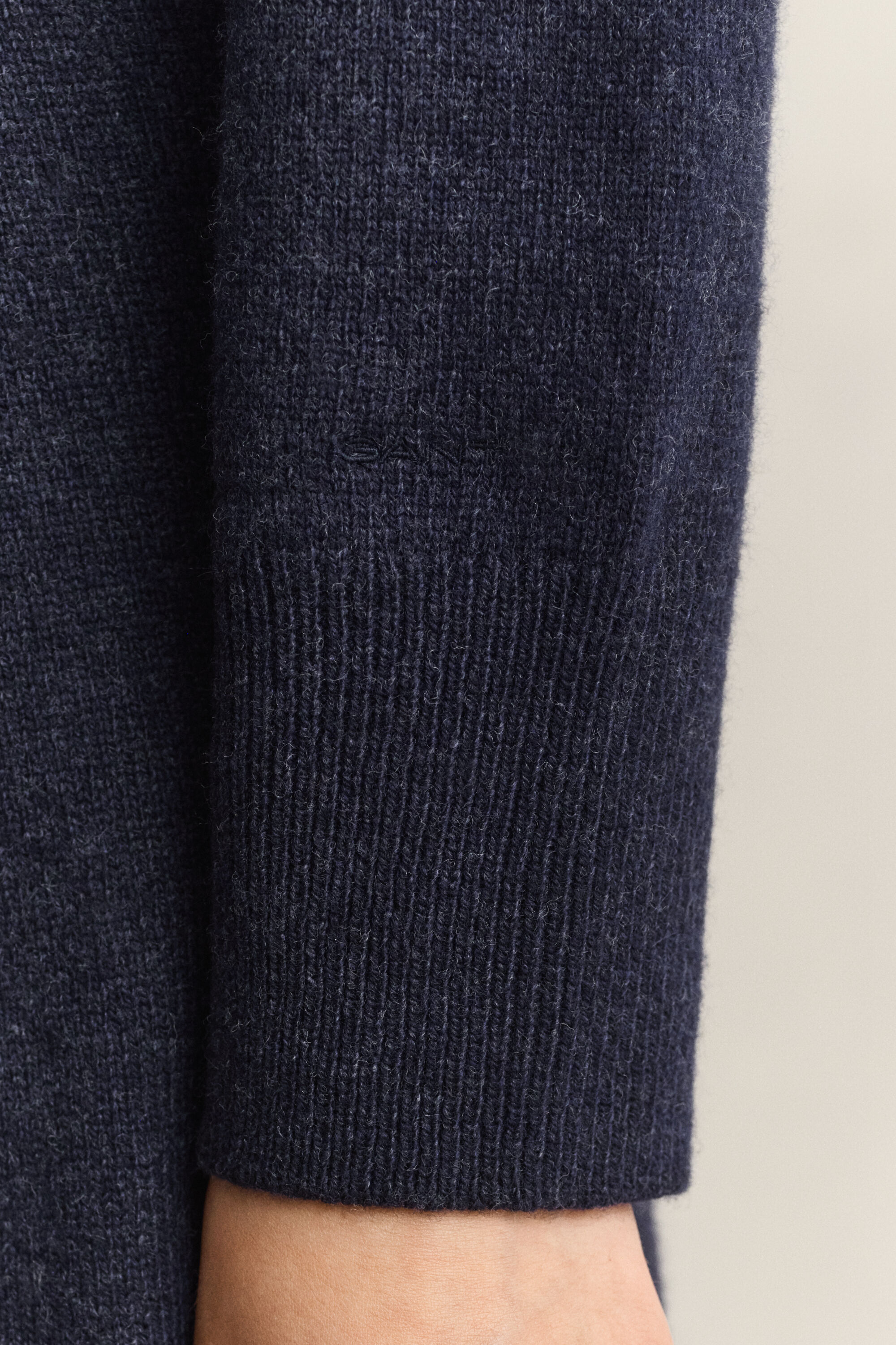 Abito a collo alto in misto lana-cashmere