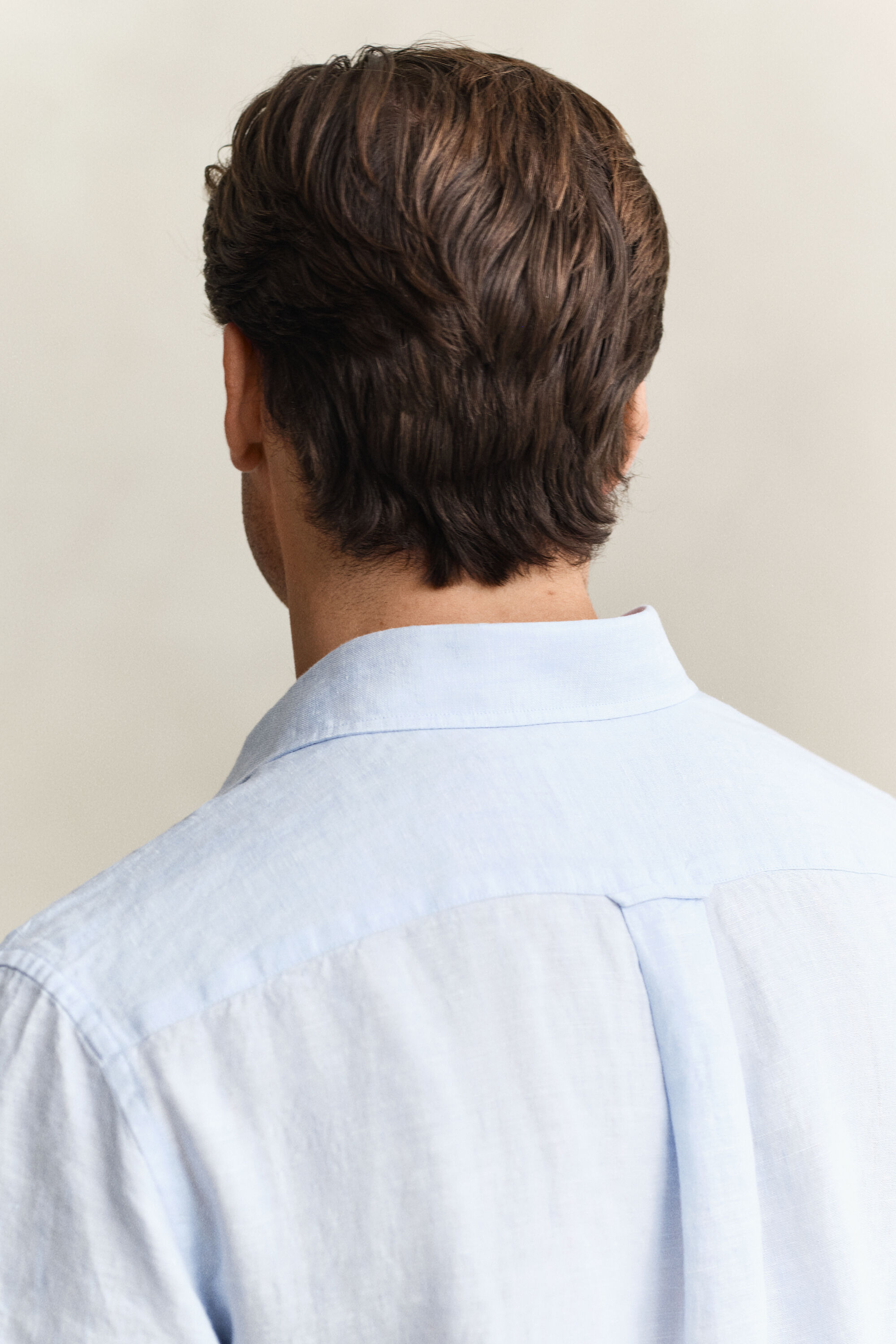 Camicia a maniche corte in lino