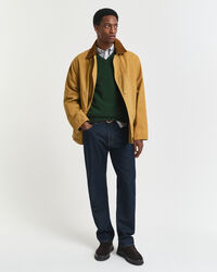 Maglia con scollo a V in finissima lana d’agnello