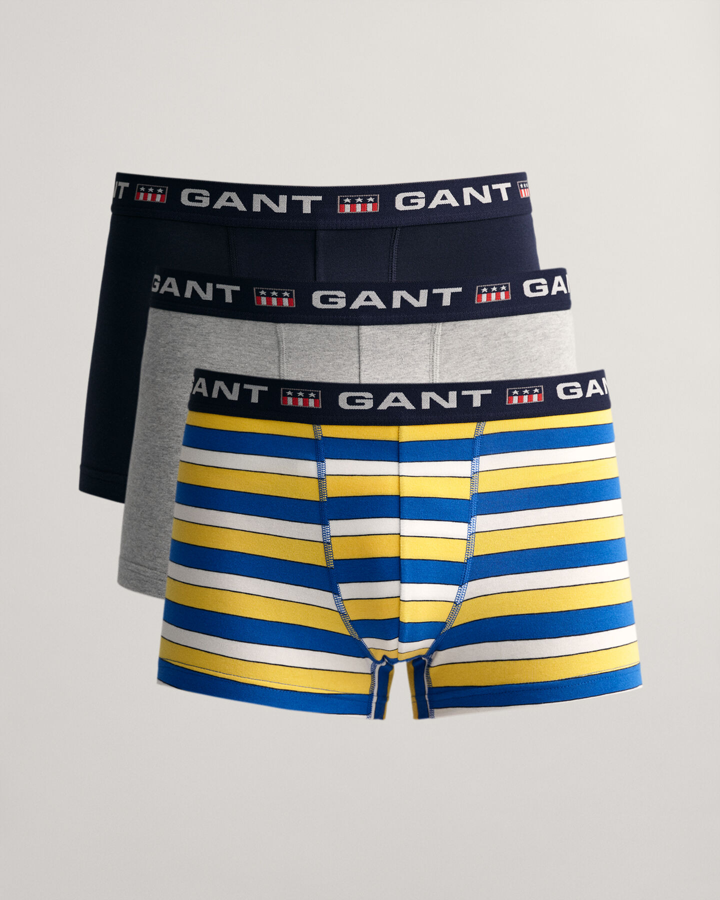 Confezione da 3 paia di boxer a righe Retro Shield