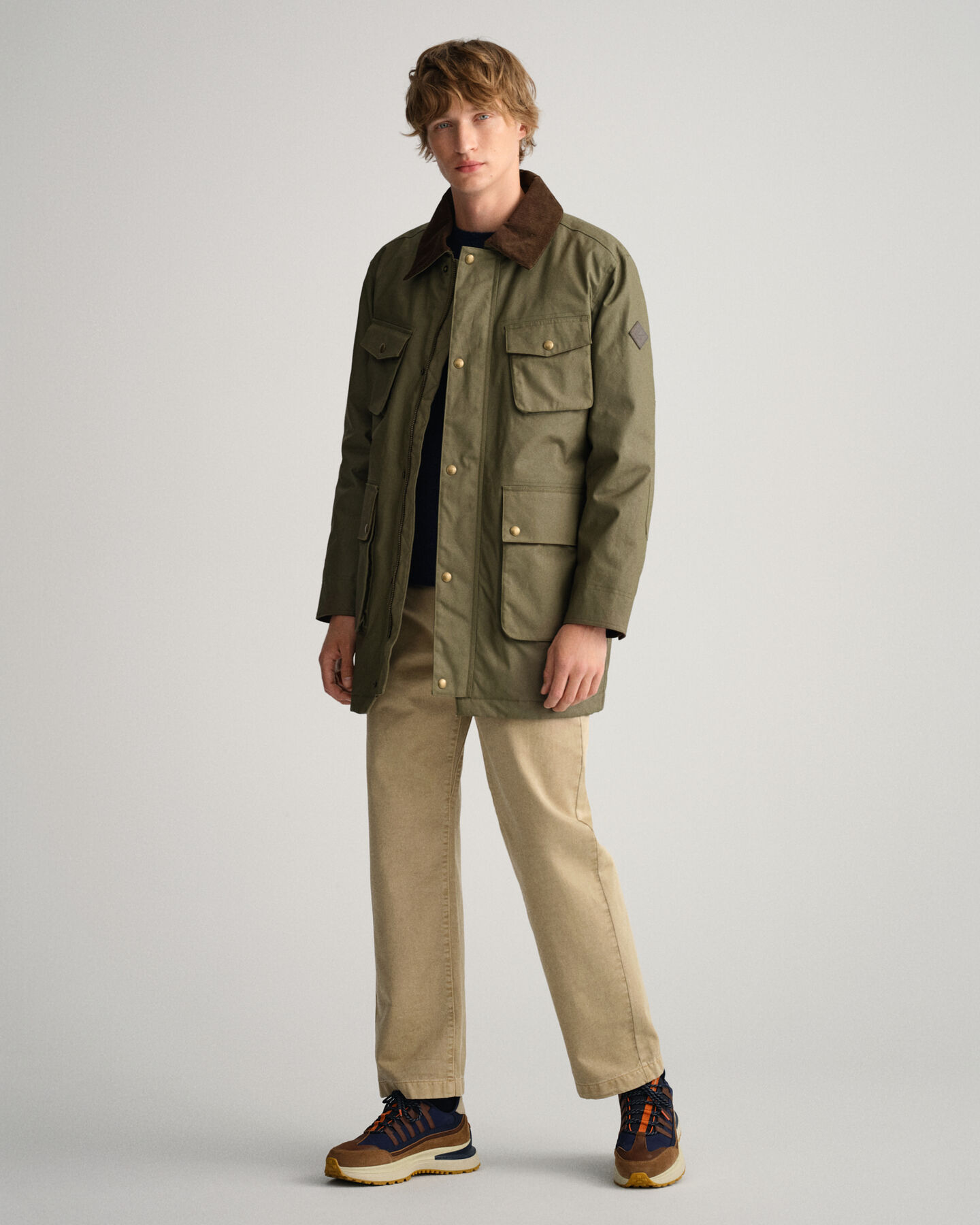 Giacca Double Decker cerata