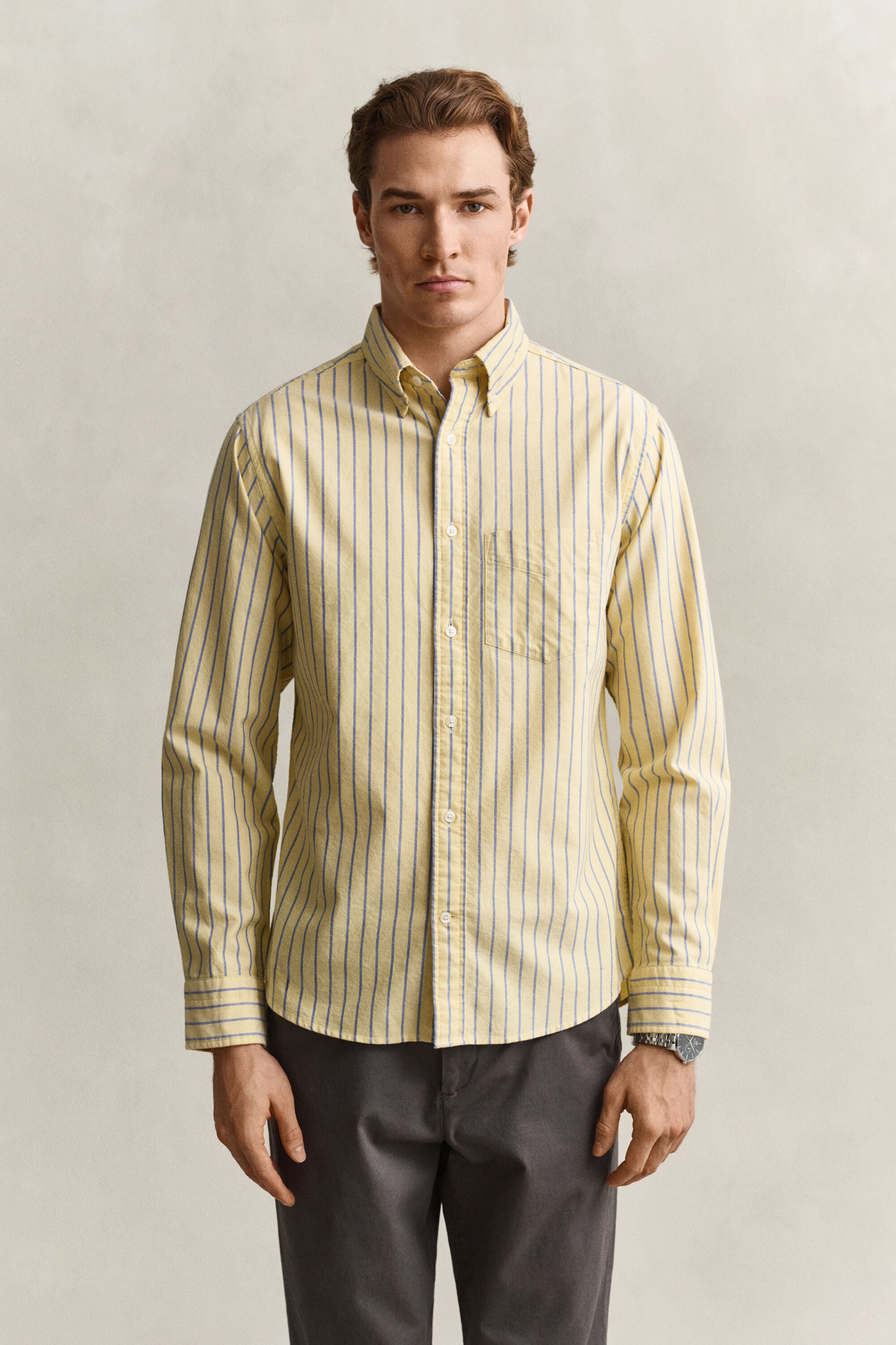 Camicia Oxford classica a righe