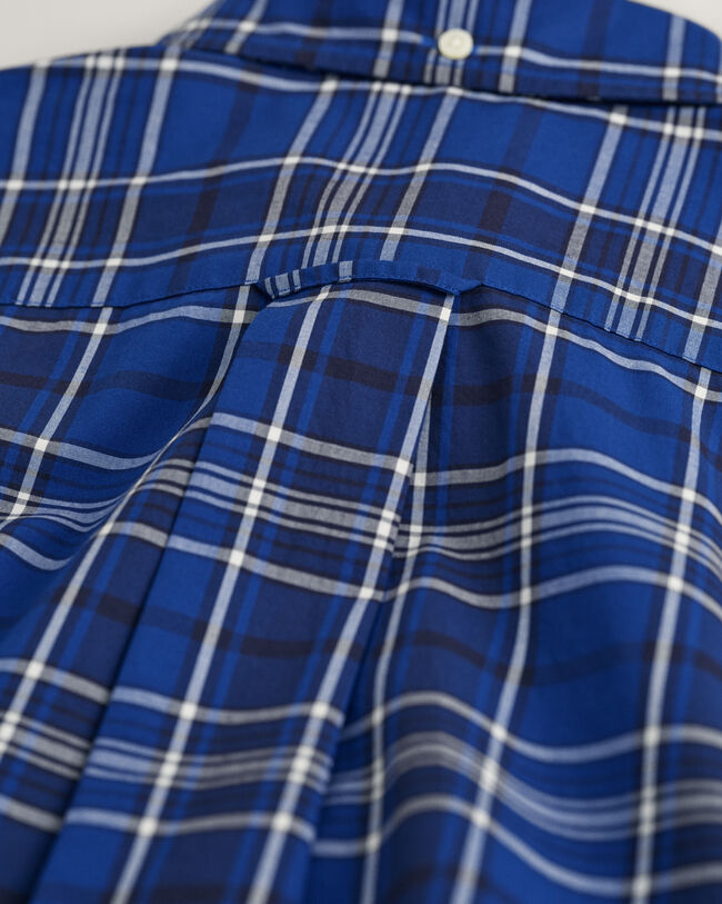 Camicia a quadri in popeline regular fit