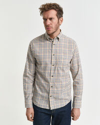 Camicia in twill a quadri tattersall regular fit