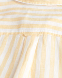 Camicia di lino a righe relaxed fit