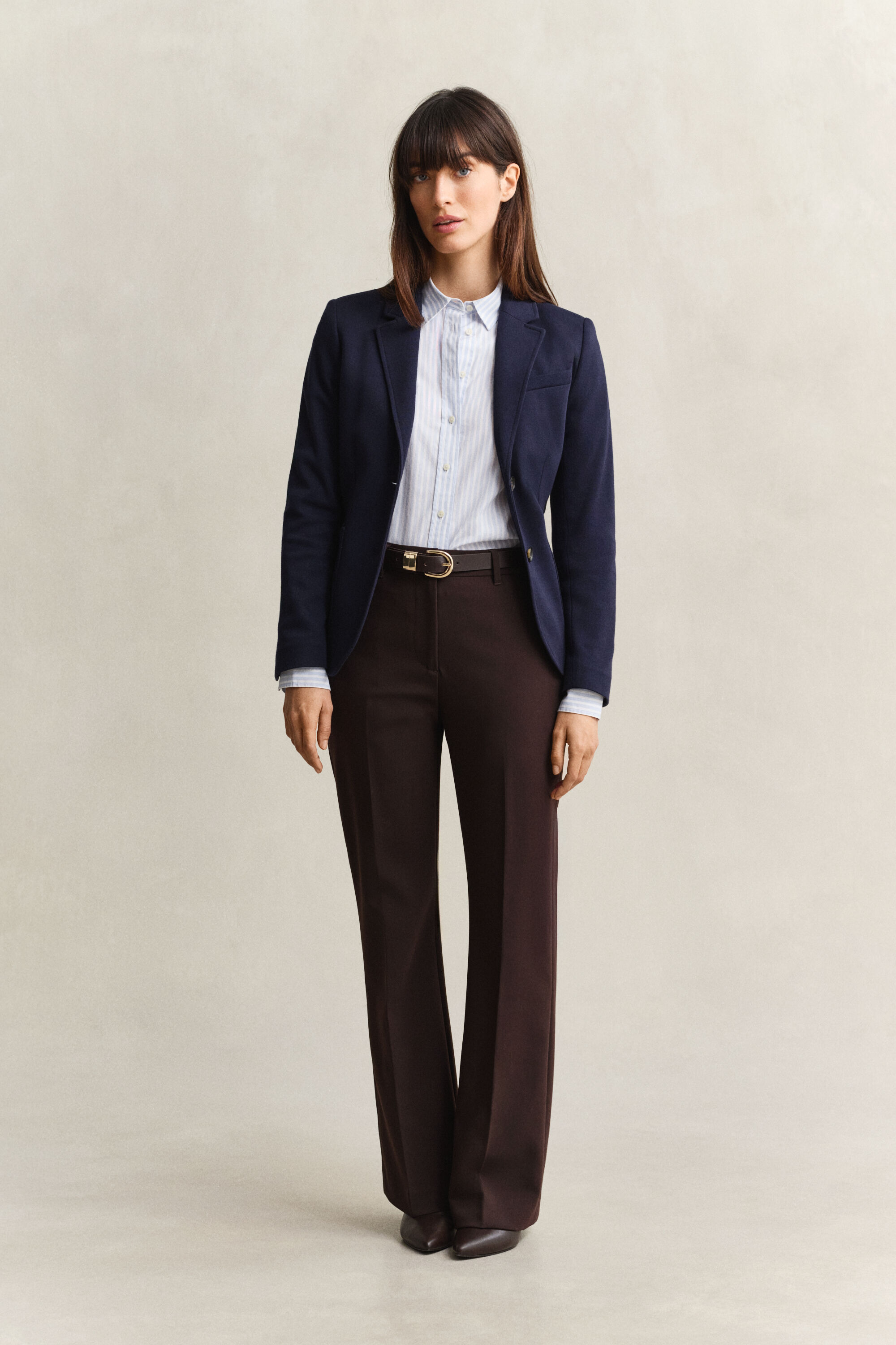 Camicia in popeline a righe Classic regular