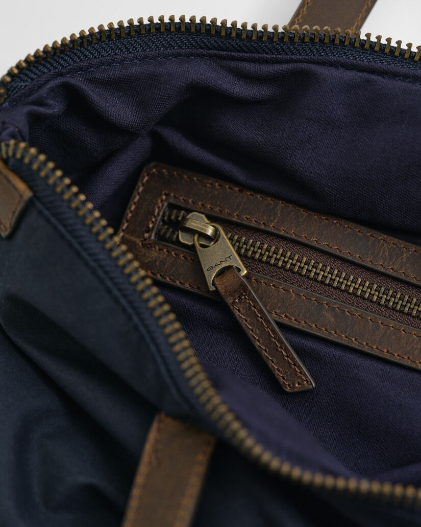 Borsa tote in cotone cerato