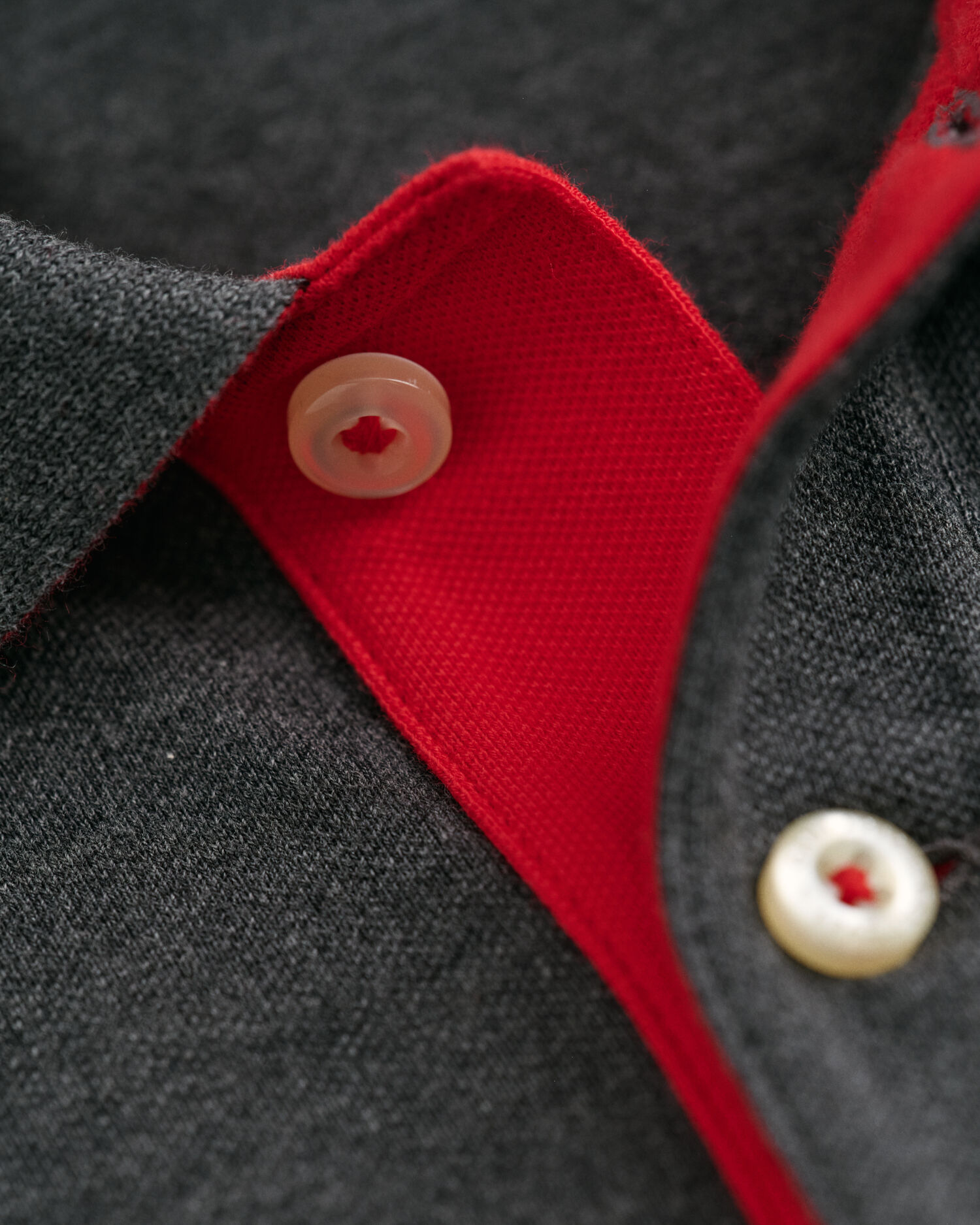 Rugger in piqué a contrasto