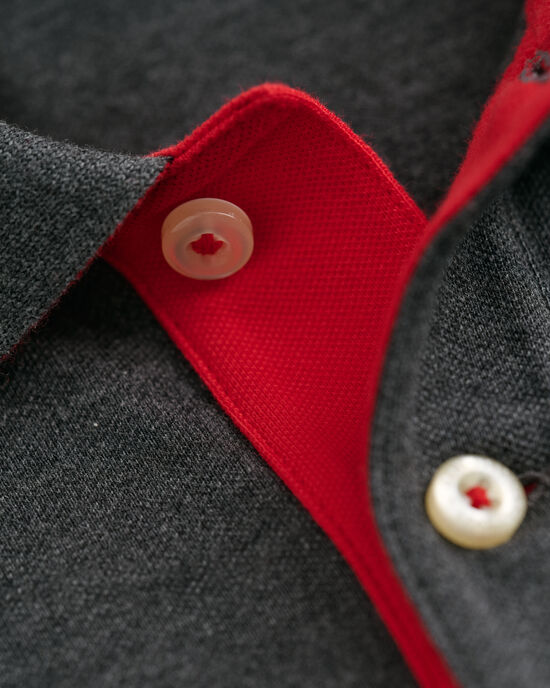 Rugger in piqué a contrasto