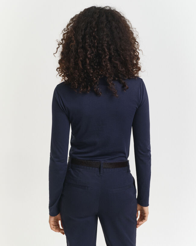 T-shirt a maniche lunghe in cotone leggero