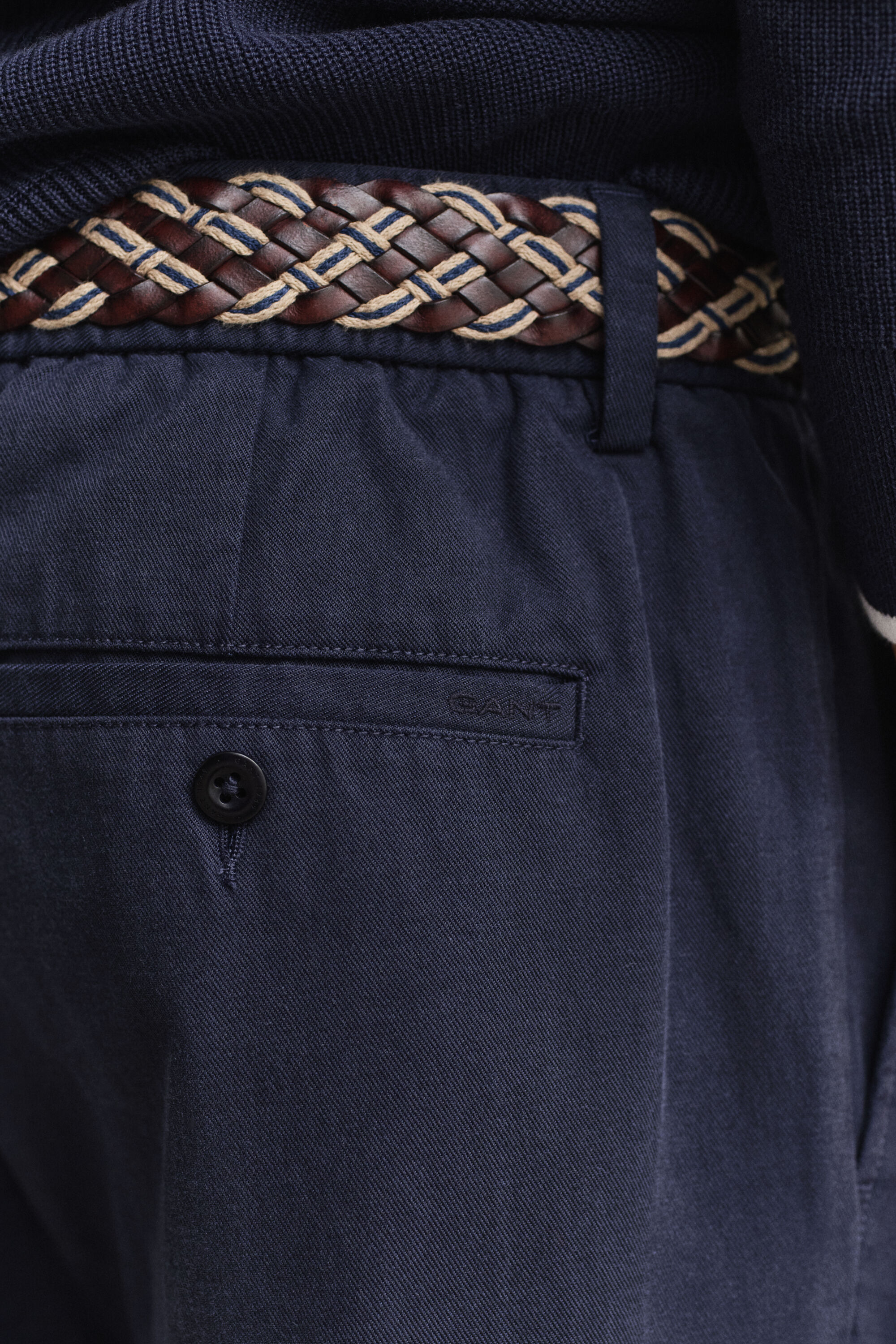 Pantaloni in misto lyocell