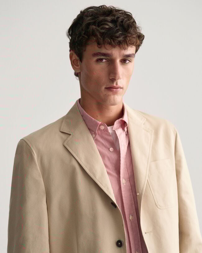 Blazer in cotone regular fit