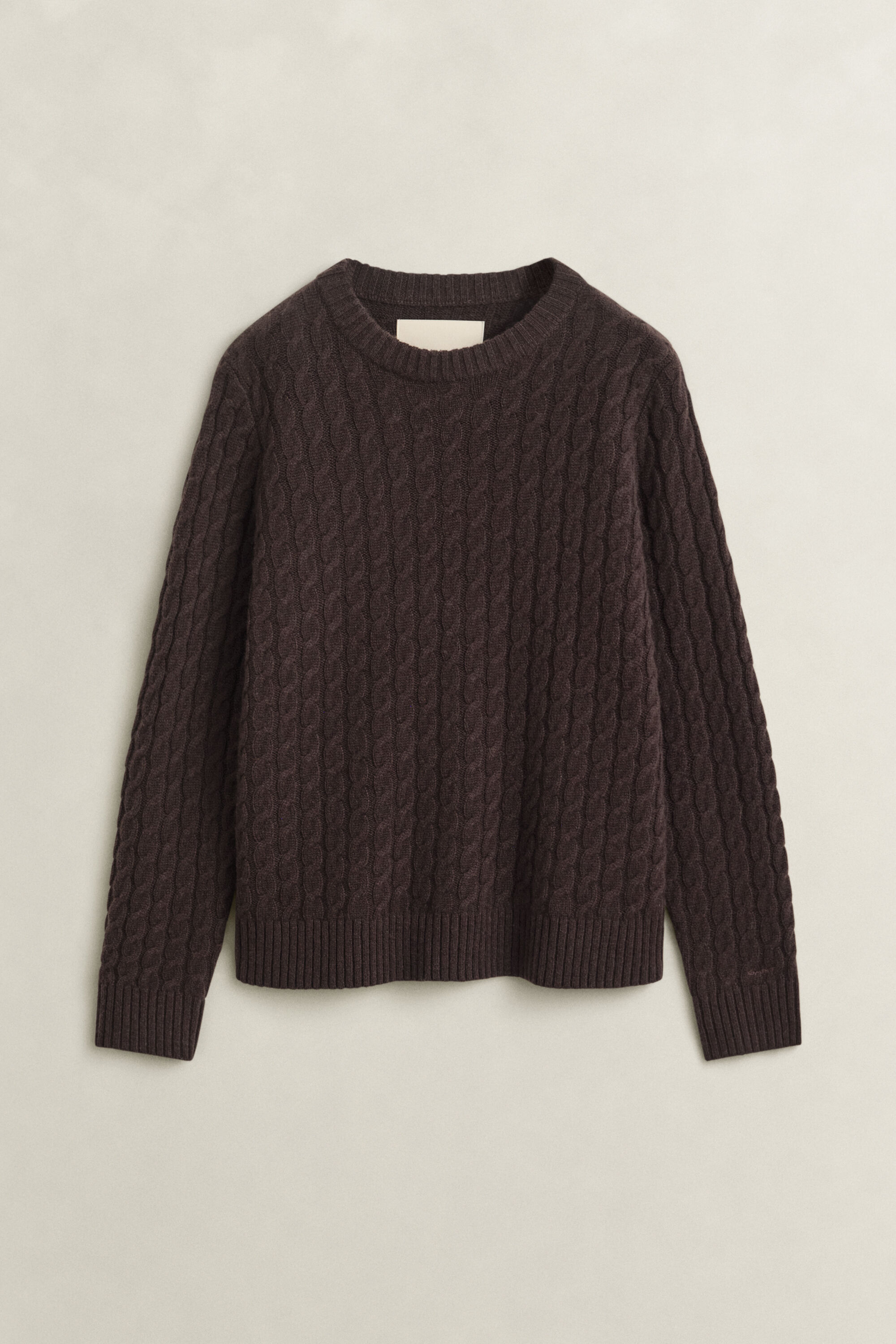 Maglia a trecce in cashmere