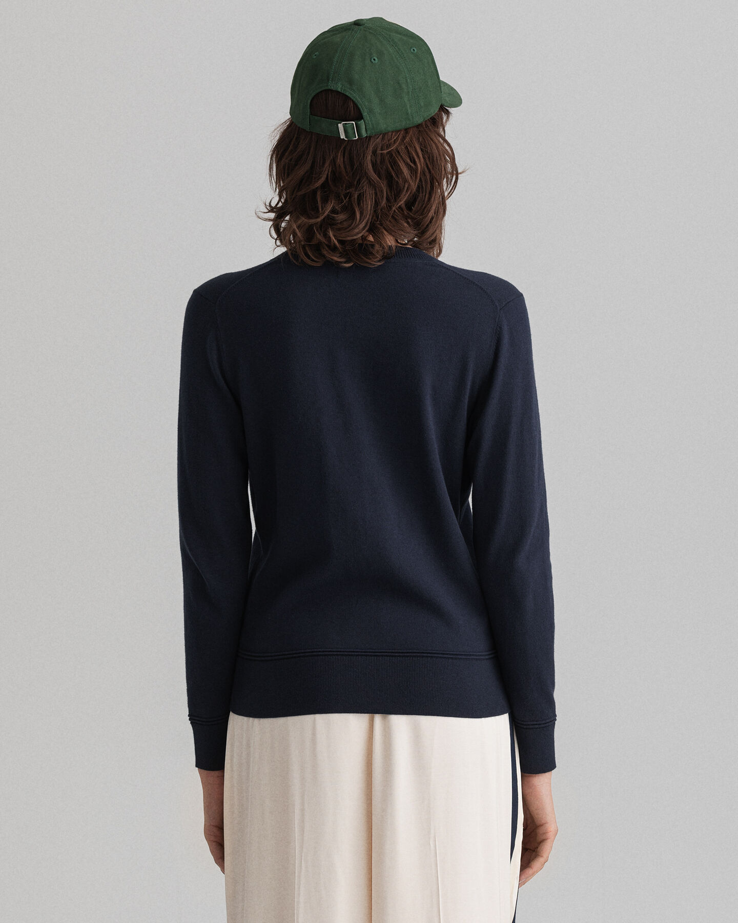 Cardigan con scollo a V in cotone leggero