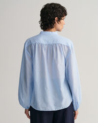 Blusa in misto cotone-seta relaxed fit