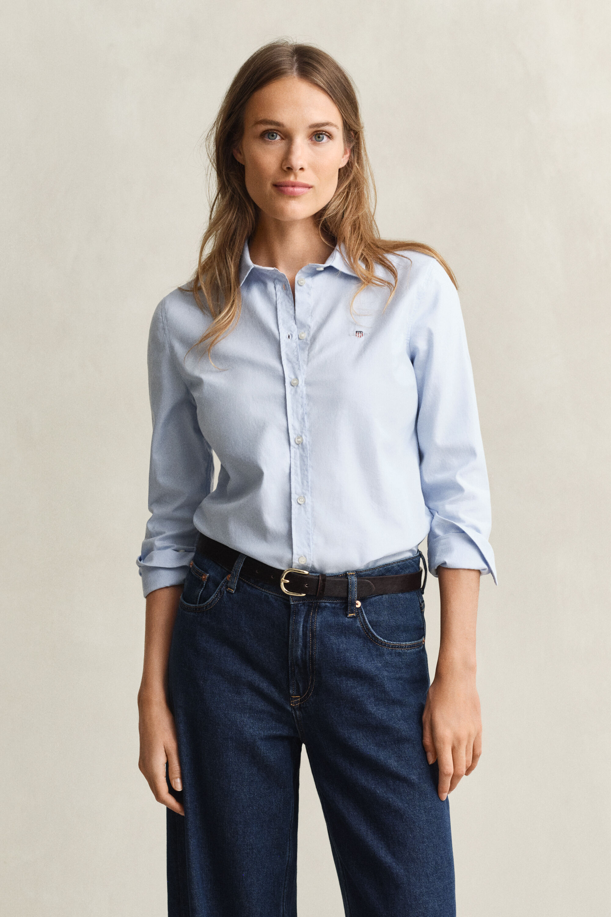 Camicia Oxford elasticizzata