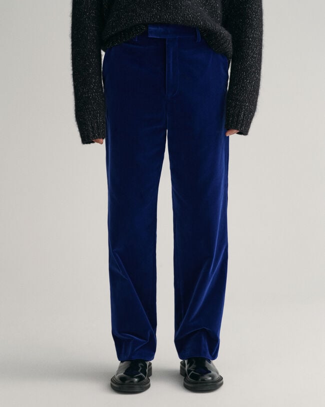 Pantaloni da abito in velluto