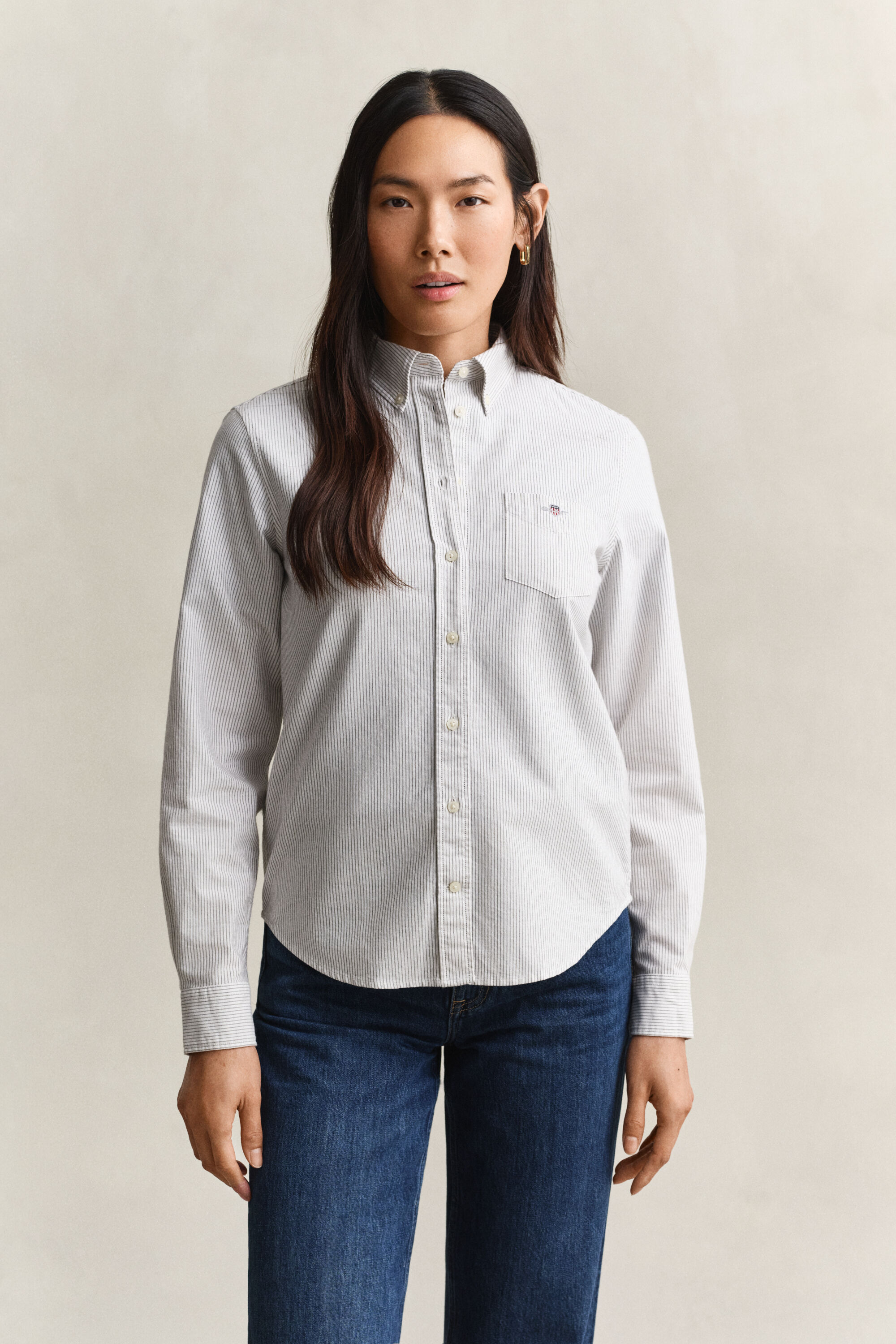 Camicia Oxford classica a righe
