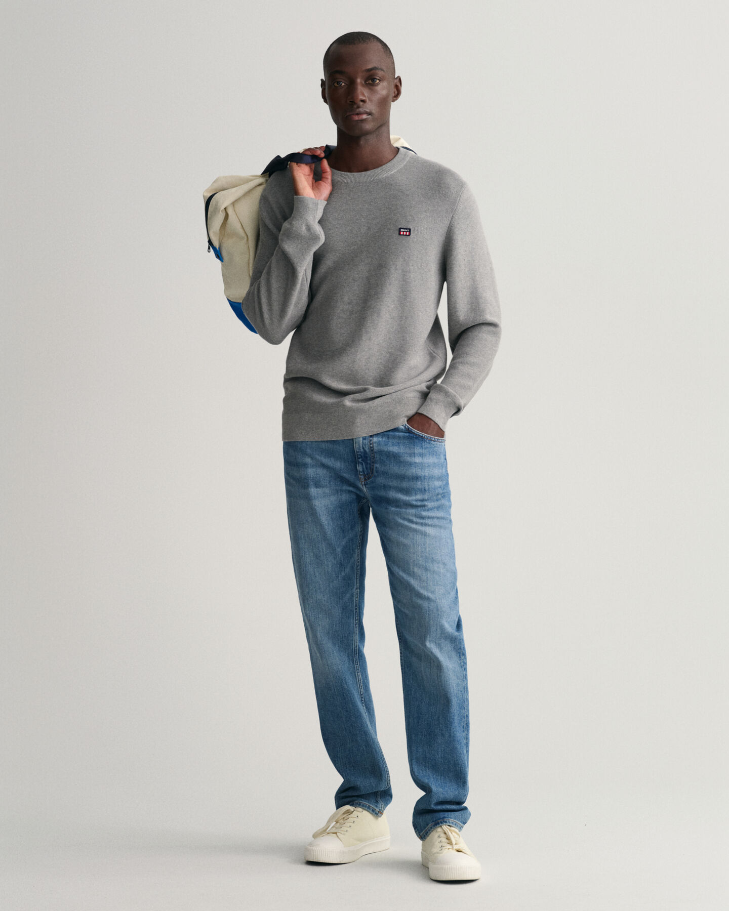 Maglia girocollo Light Texture