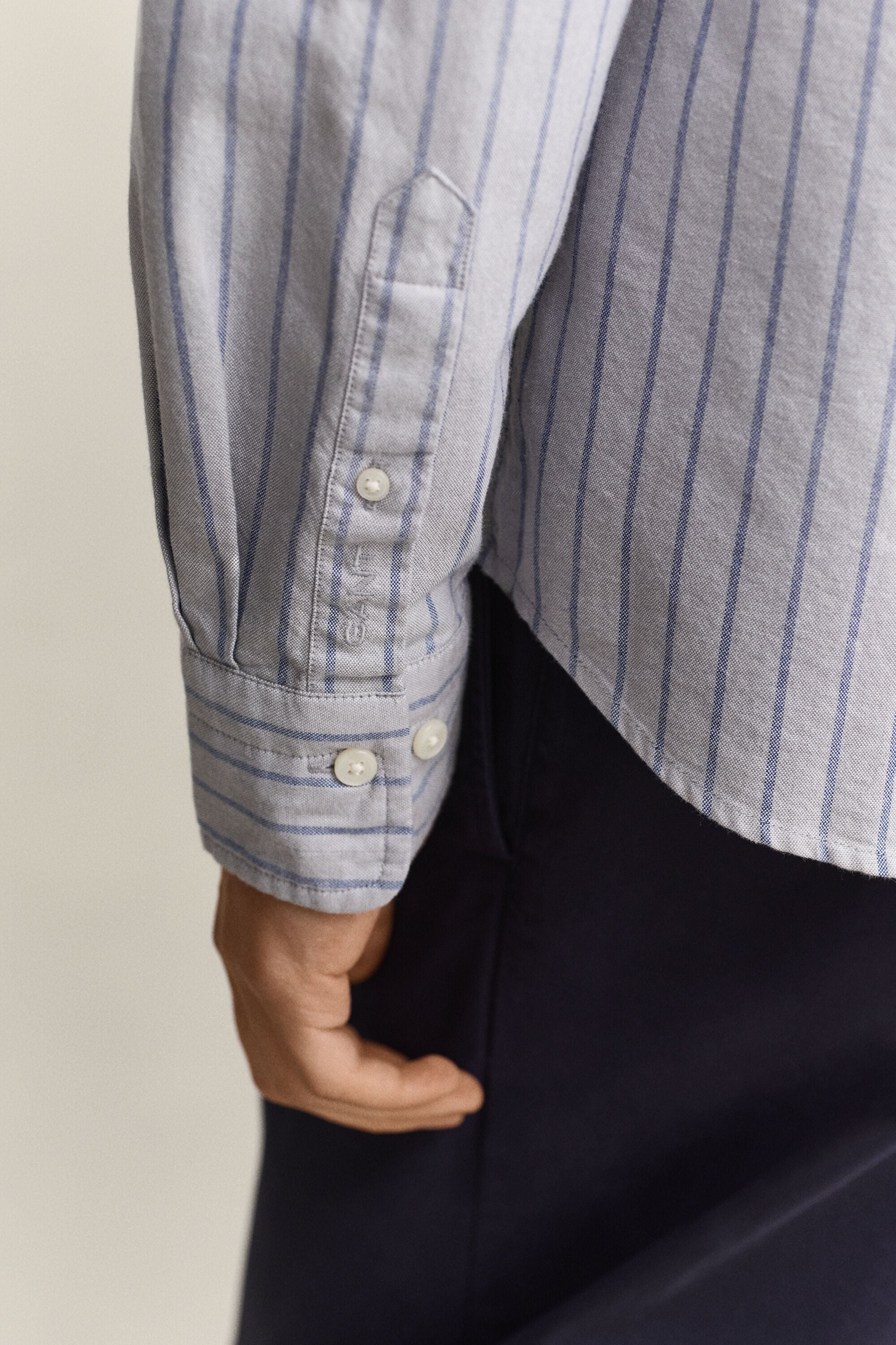 Camicia Oxford classica a righe