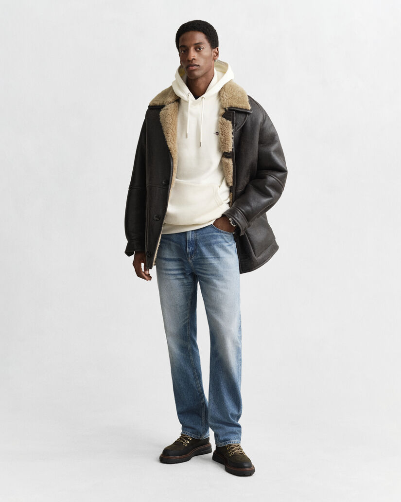 Felpa Shield con cappuccio