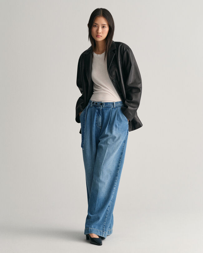 Giacca Blazer in pelle