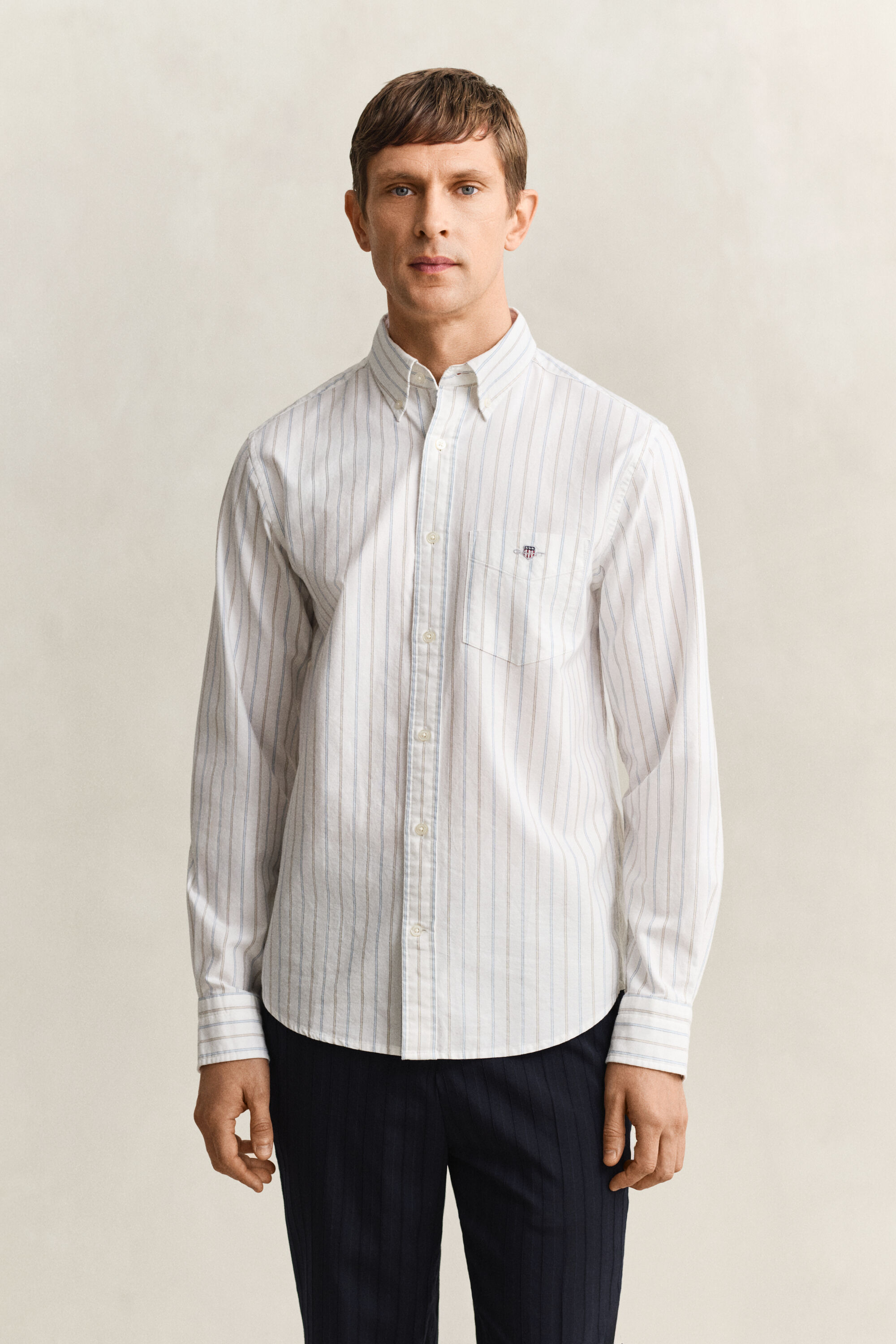 Camicia Oxford classica a righe